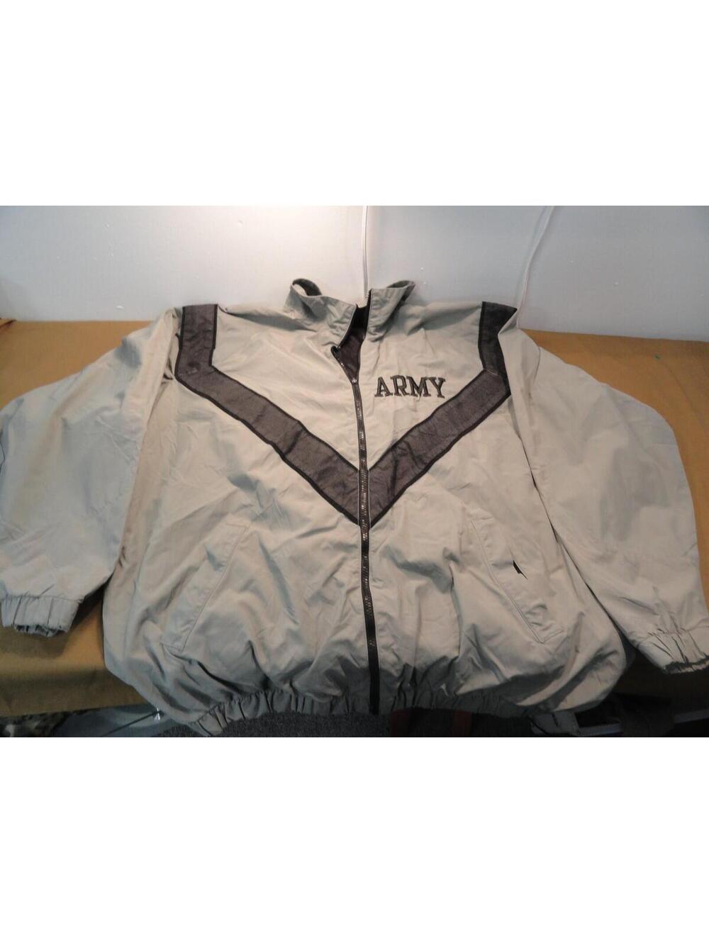 DISCONTINUED ARMY IPFU GRAY PHYSICAL FITNESS PT ALL WEATHER JACKET XL